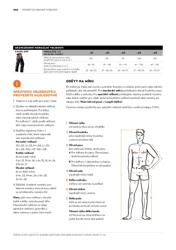 Tabulka velikostí STIHL